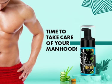 Urbangabru Hair Volumizing Powder 10 GM & Intimate Wash 100 ML - Men's Grooming Combo Kit